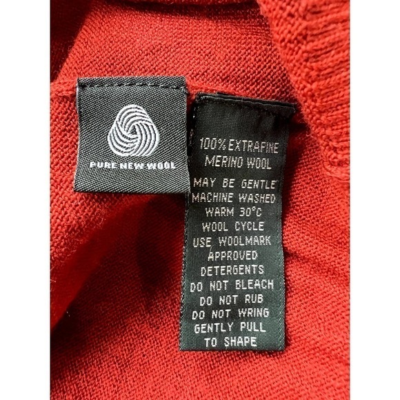 Rodd & Gunn Hillend Men's Merino Wool Red Crewneck Pullover Sweater XL NWT - Picture 7 of 7